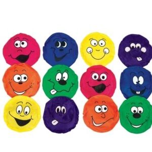 Colorful Smiling Nylon Bean Bags